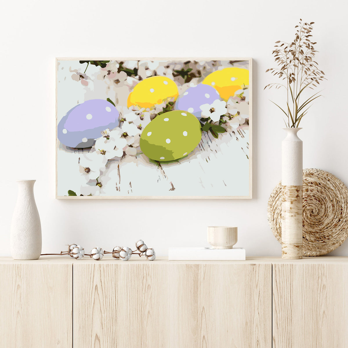 Painting by numbers - Easter Eggs 4298
