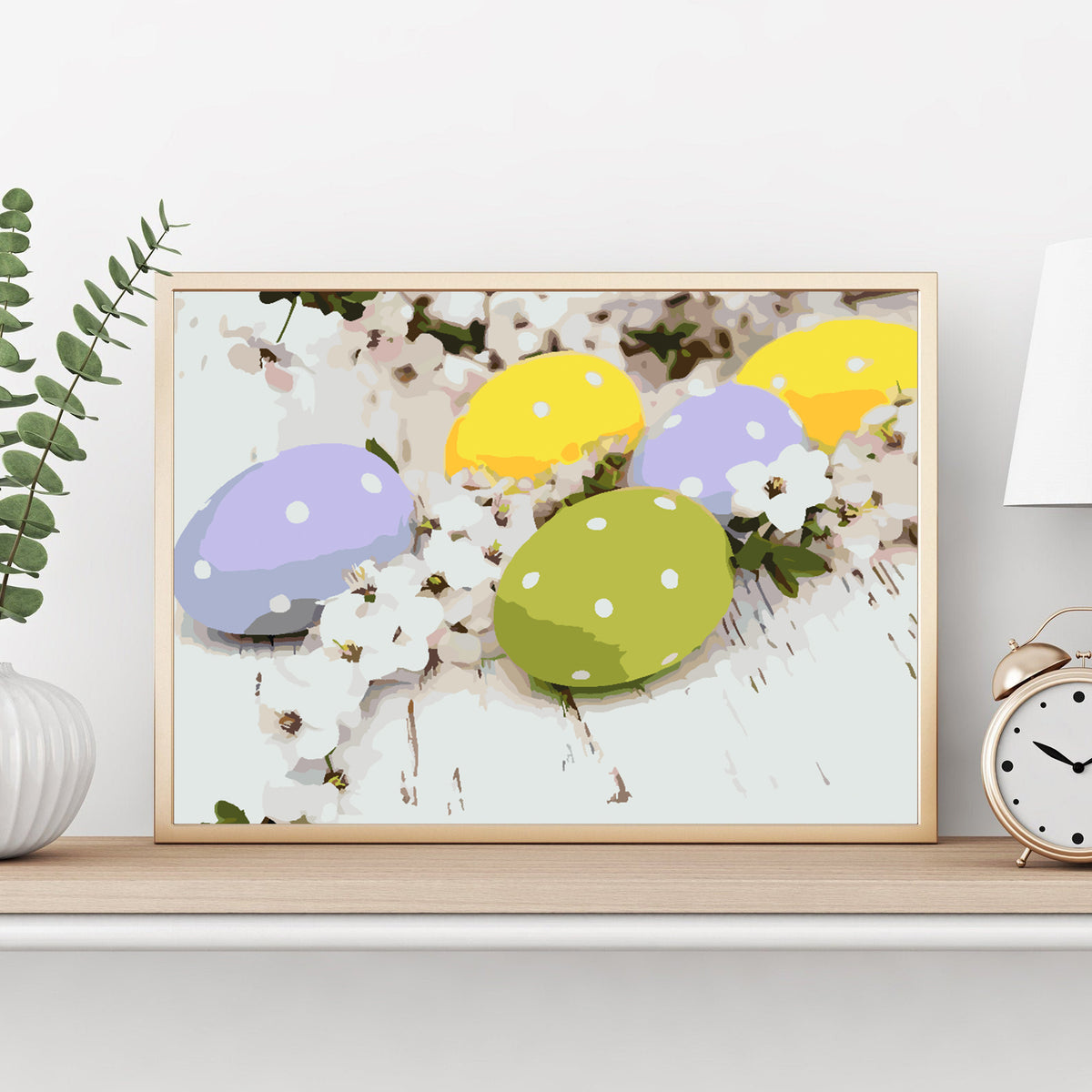 Painting by numbers - Easter Eggs 4298