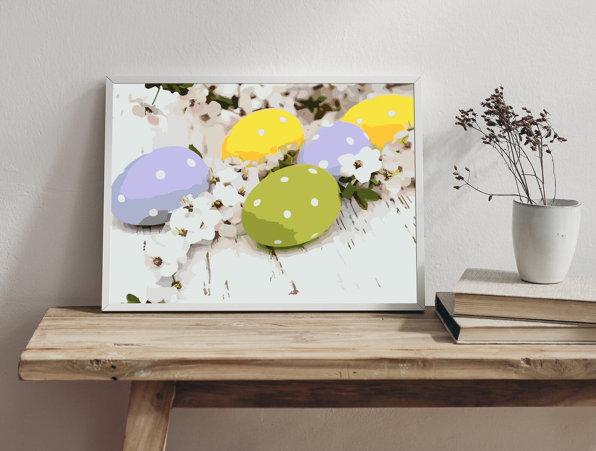 Painting by numbers - Easter Eggs 4298