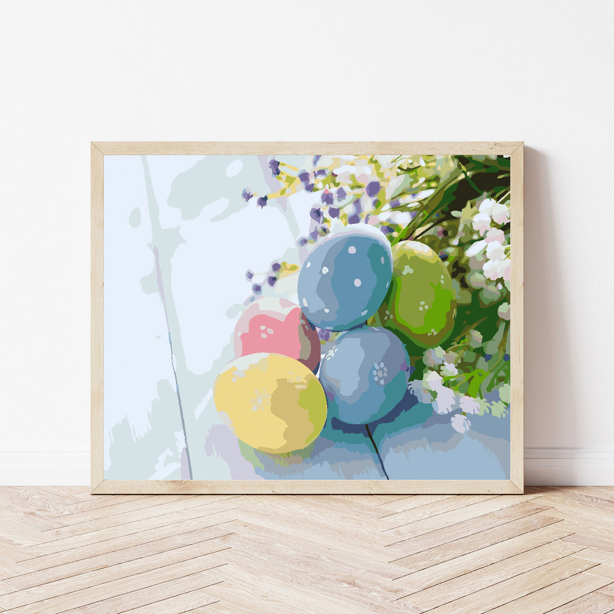 Painting by numbers - Easter Eggs 4299