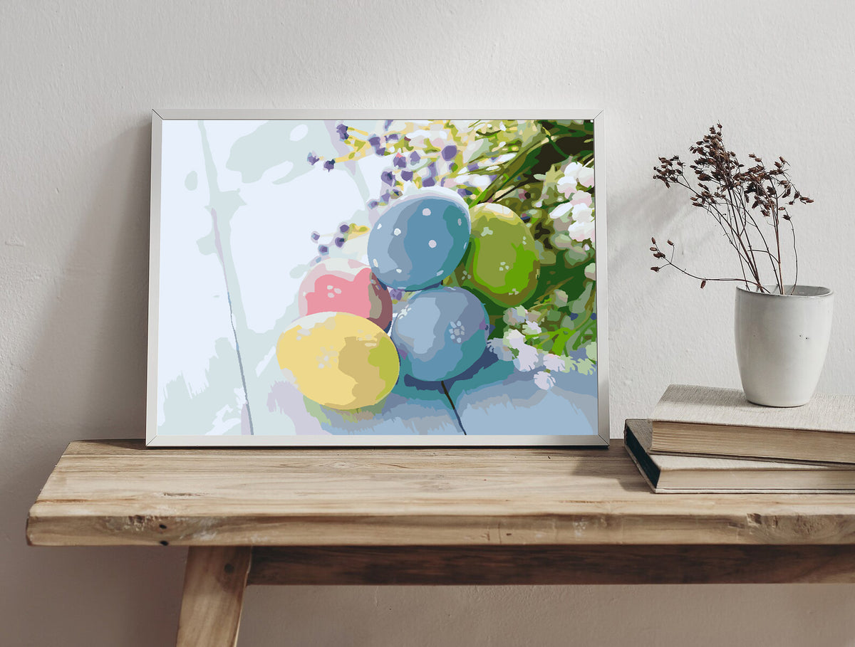 Painting by numbers - Easter Eggs 4299