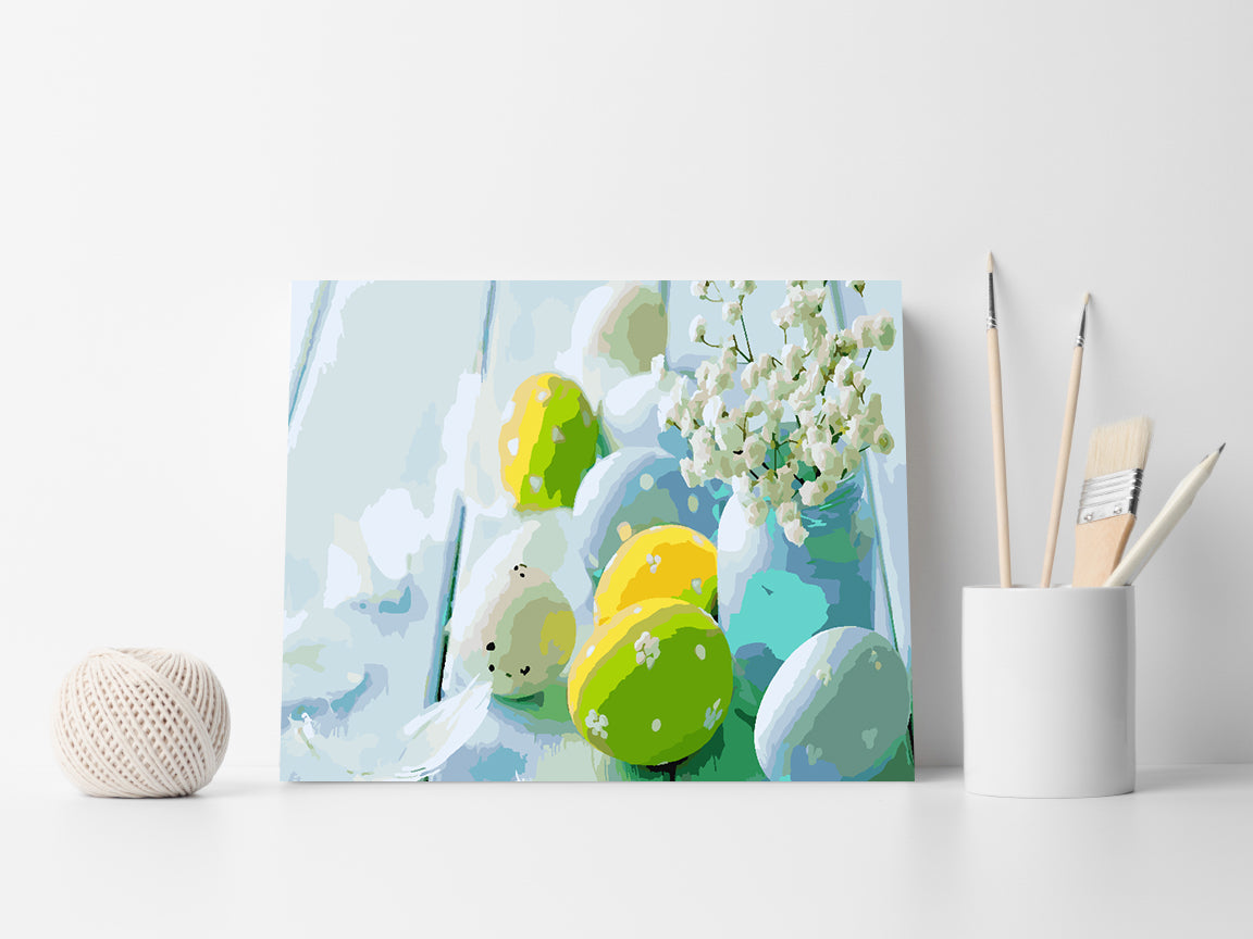 Painting by numbers - Easter Eggs 4302