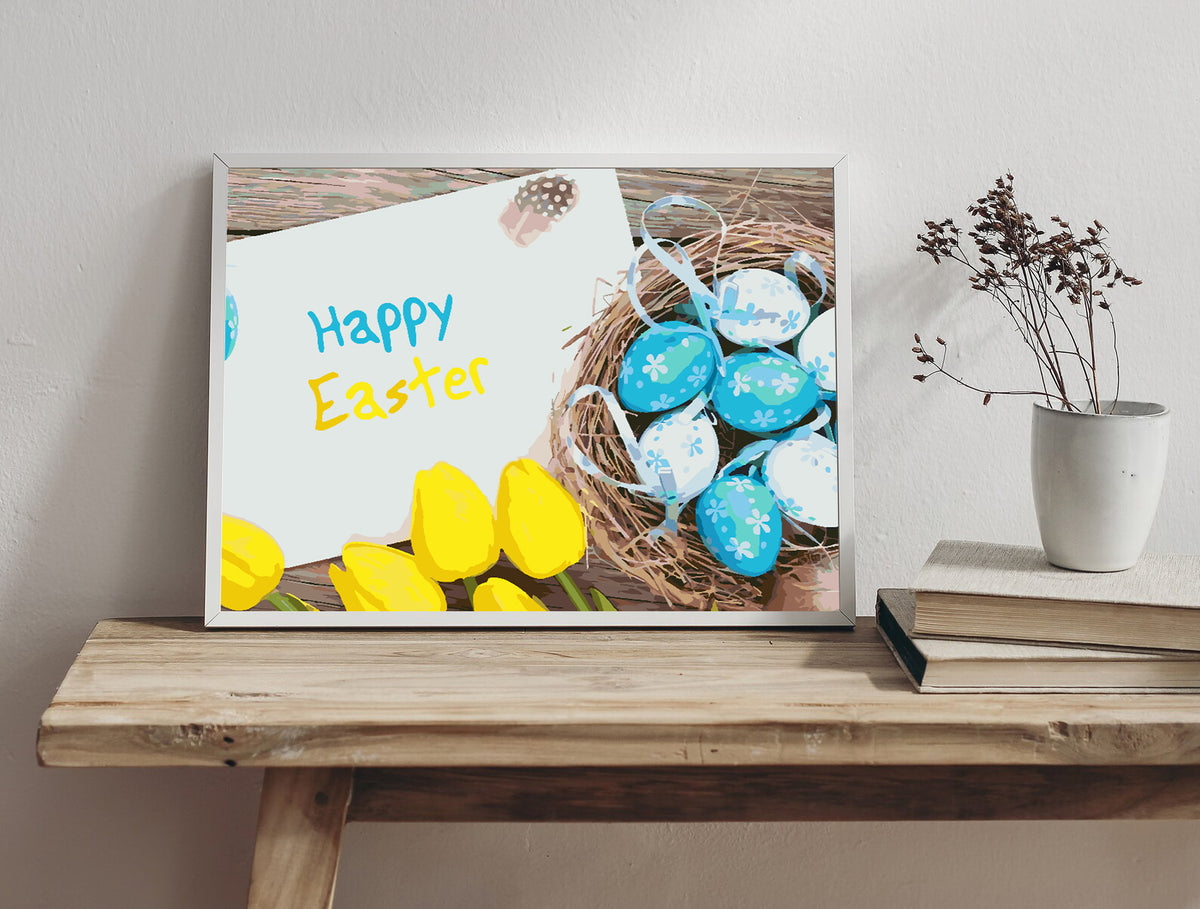 Painting by numbers - Easter Eggs 4304