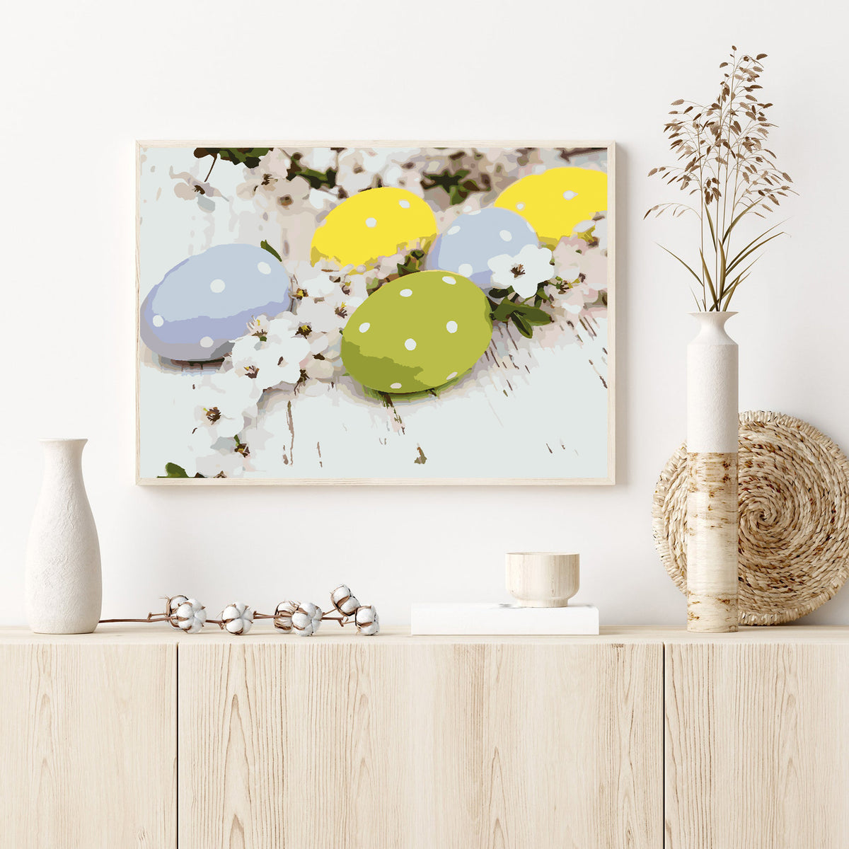 Painting by numbers - Easter Eggs 4307