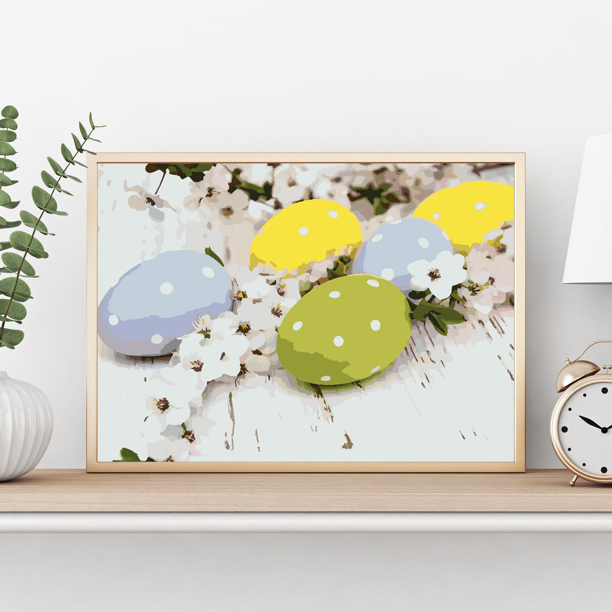 Painting by numbers - Easter Eggs 4307