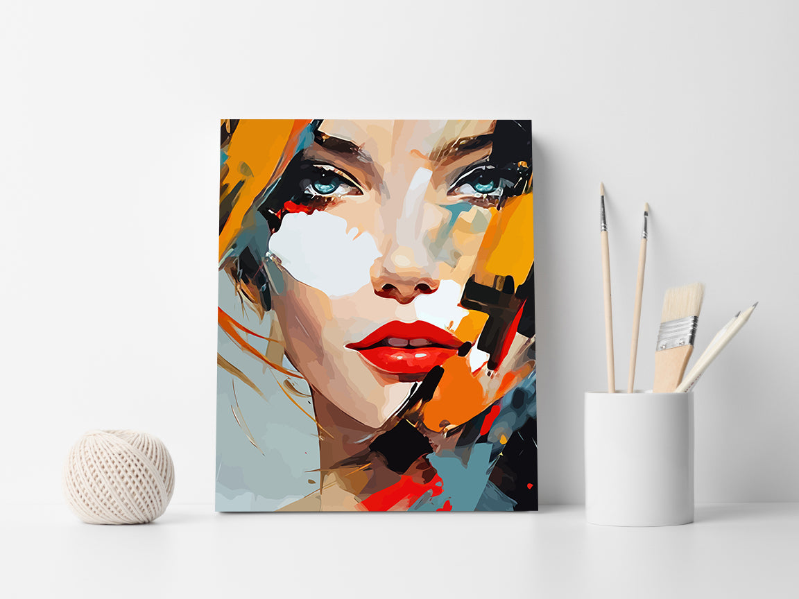 Painting by numbers - Woman Portrait 4314