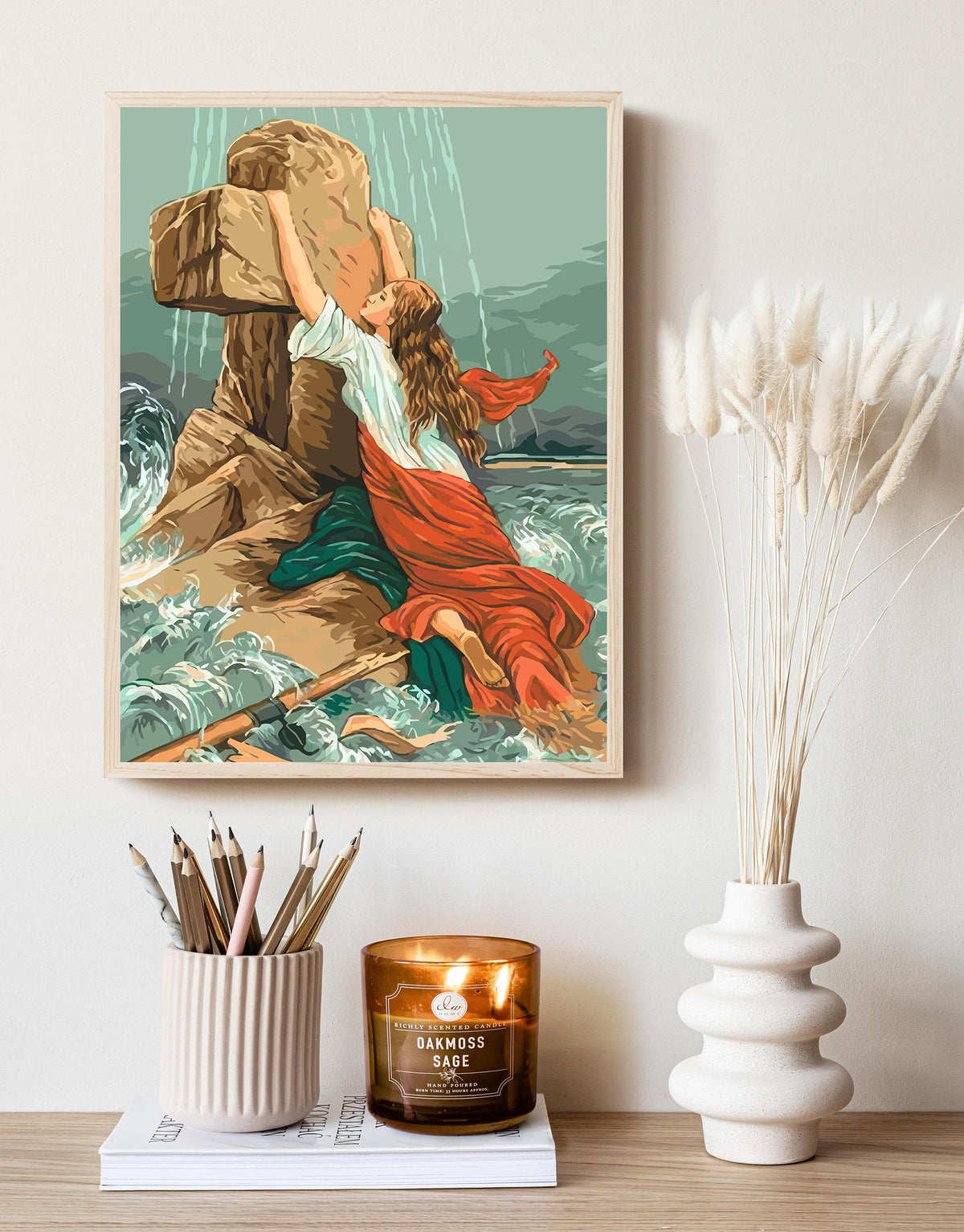 Paint by numbers - Woman at the Cross 4315