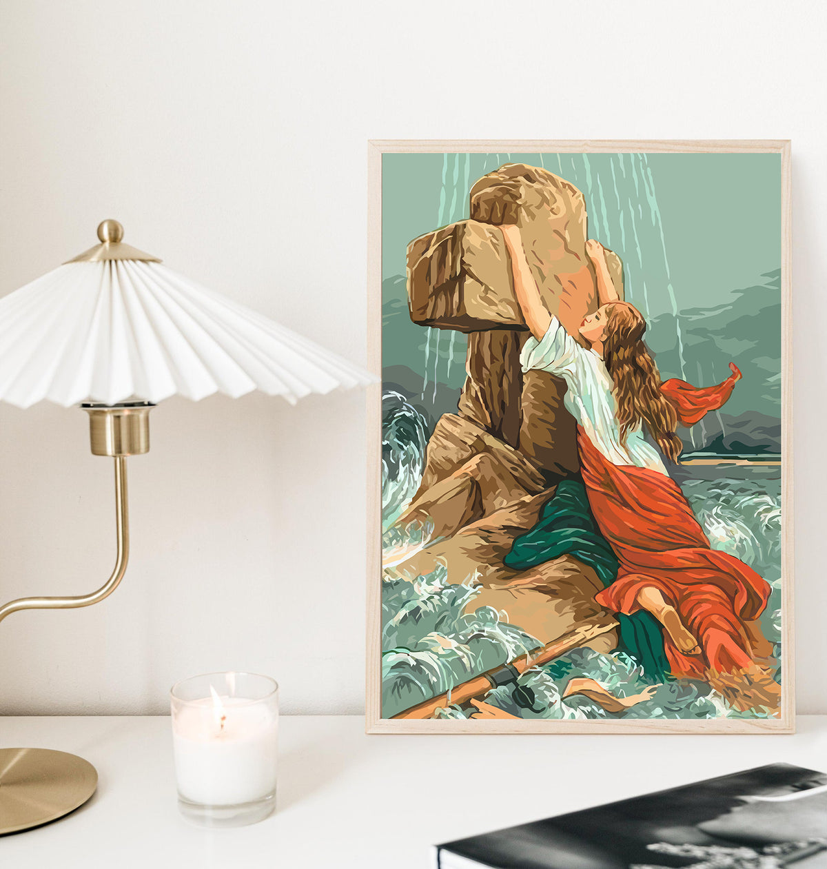 Paint by numbers - Woman at the Cross 4315