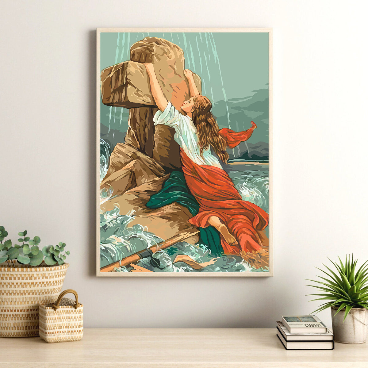 Paint by numbers - Woman at the Cross 4315