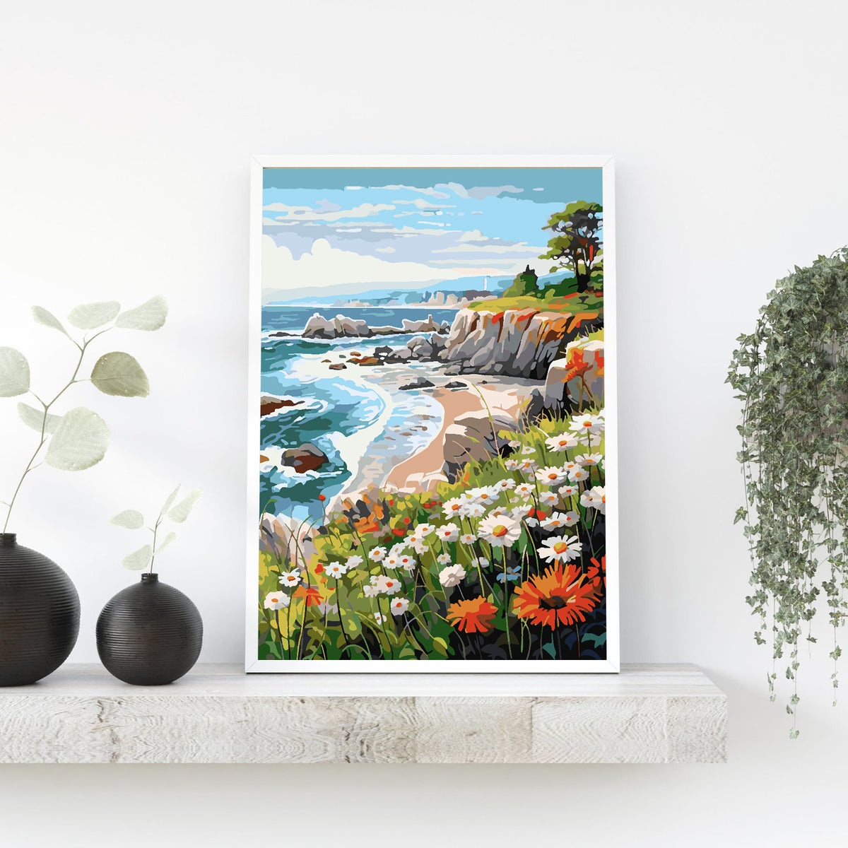 Painting by numbers - Flower Landscape 4318
