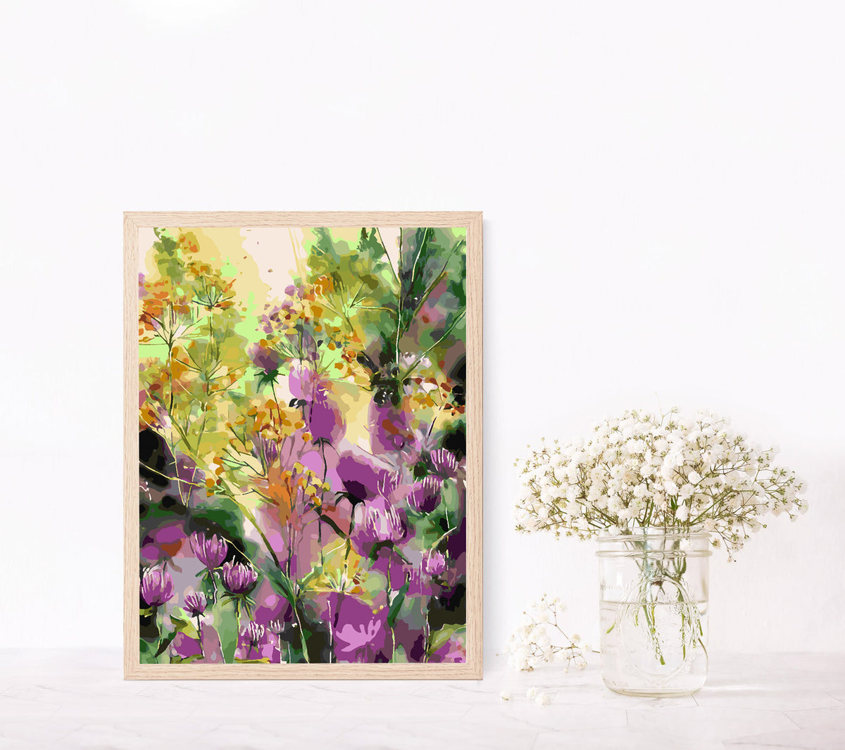 Painting by numbers - Flowers 4330