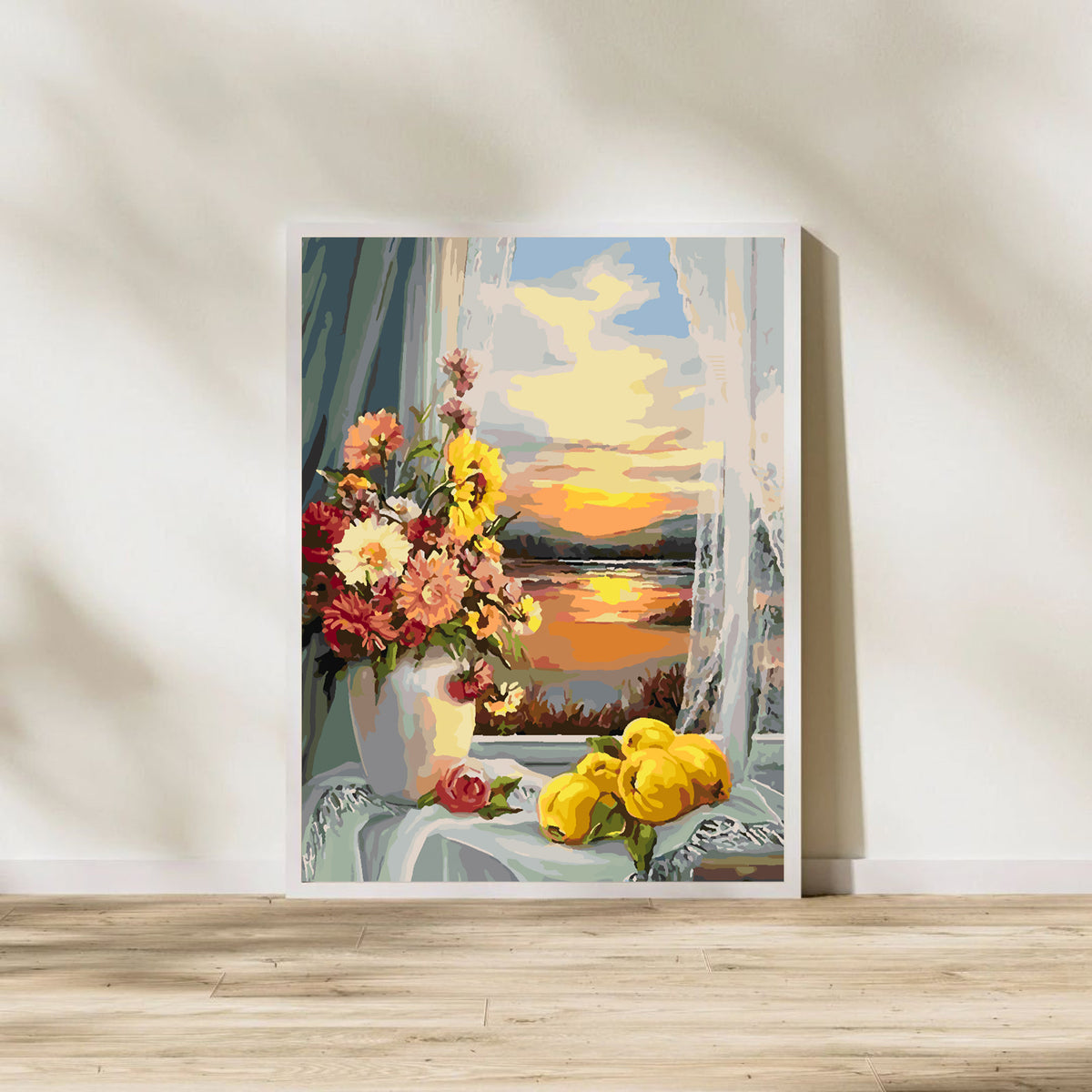 Paint by numbers - Flowers in a Vase and Sunset 4332