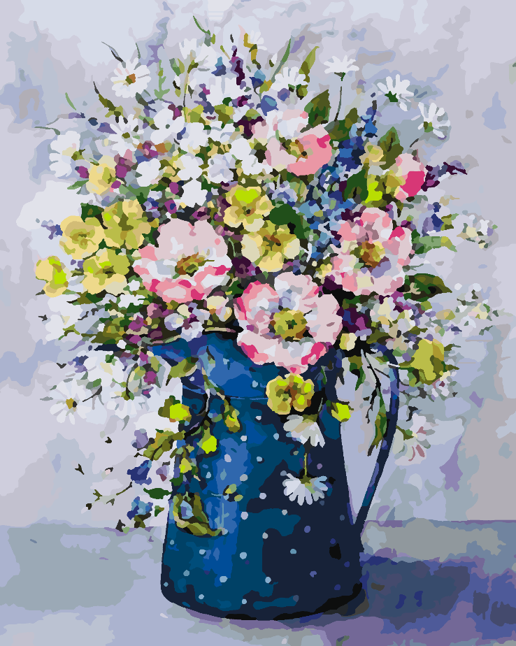 Paint by numbers - Flowers in a Vase 4337