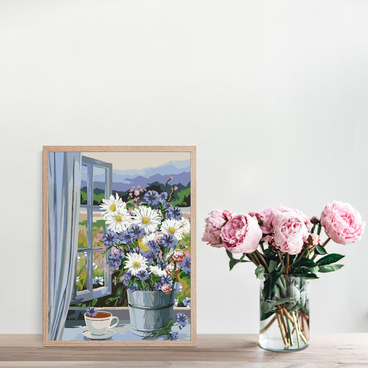 Paint by numbers - Flowers in a Vase Spring 4342