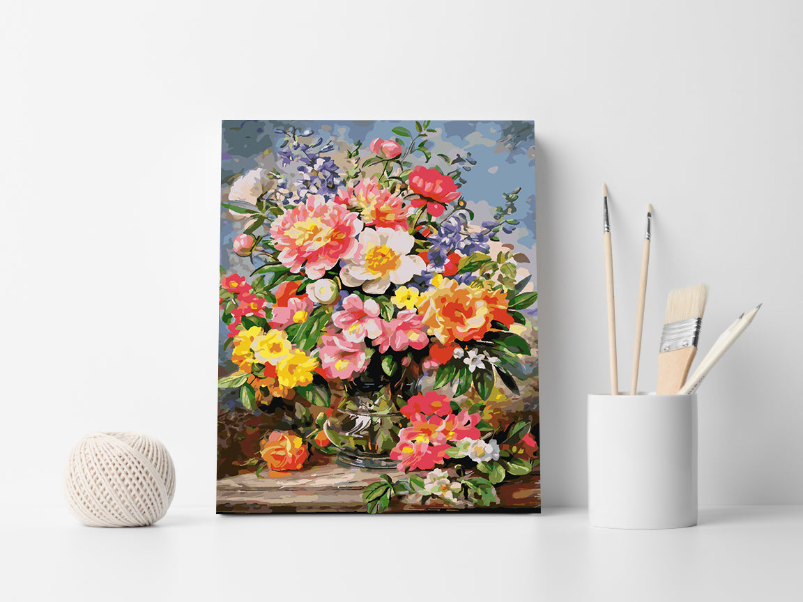 Paint by numbers - Flowers in a Vase 4346