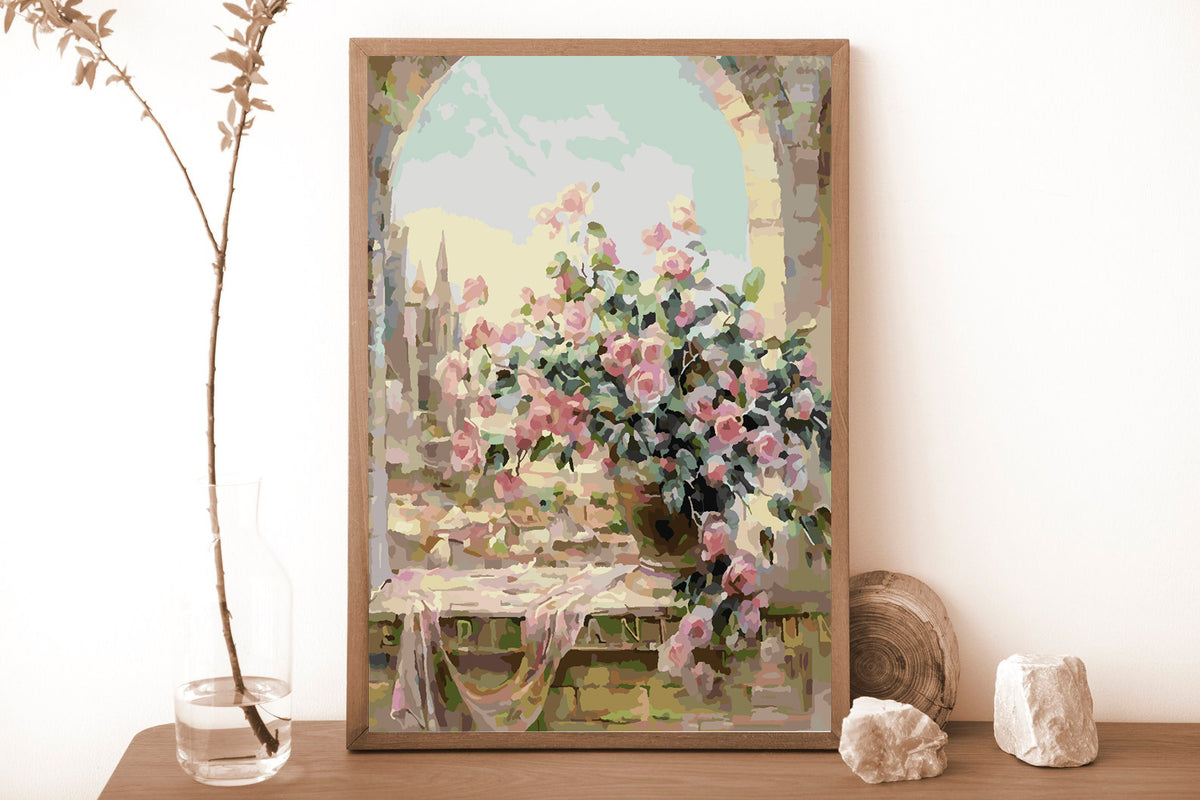 Paint by numbers - Flowers in a Vase 4352