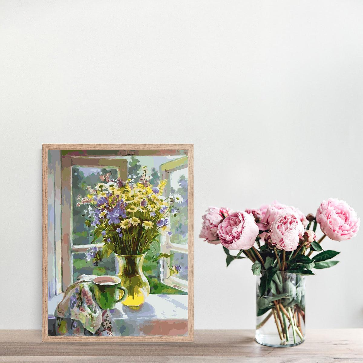 Paint by numbers - Flowers in a Vase 4358