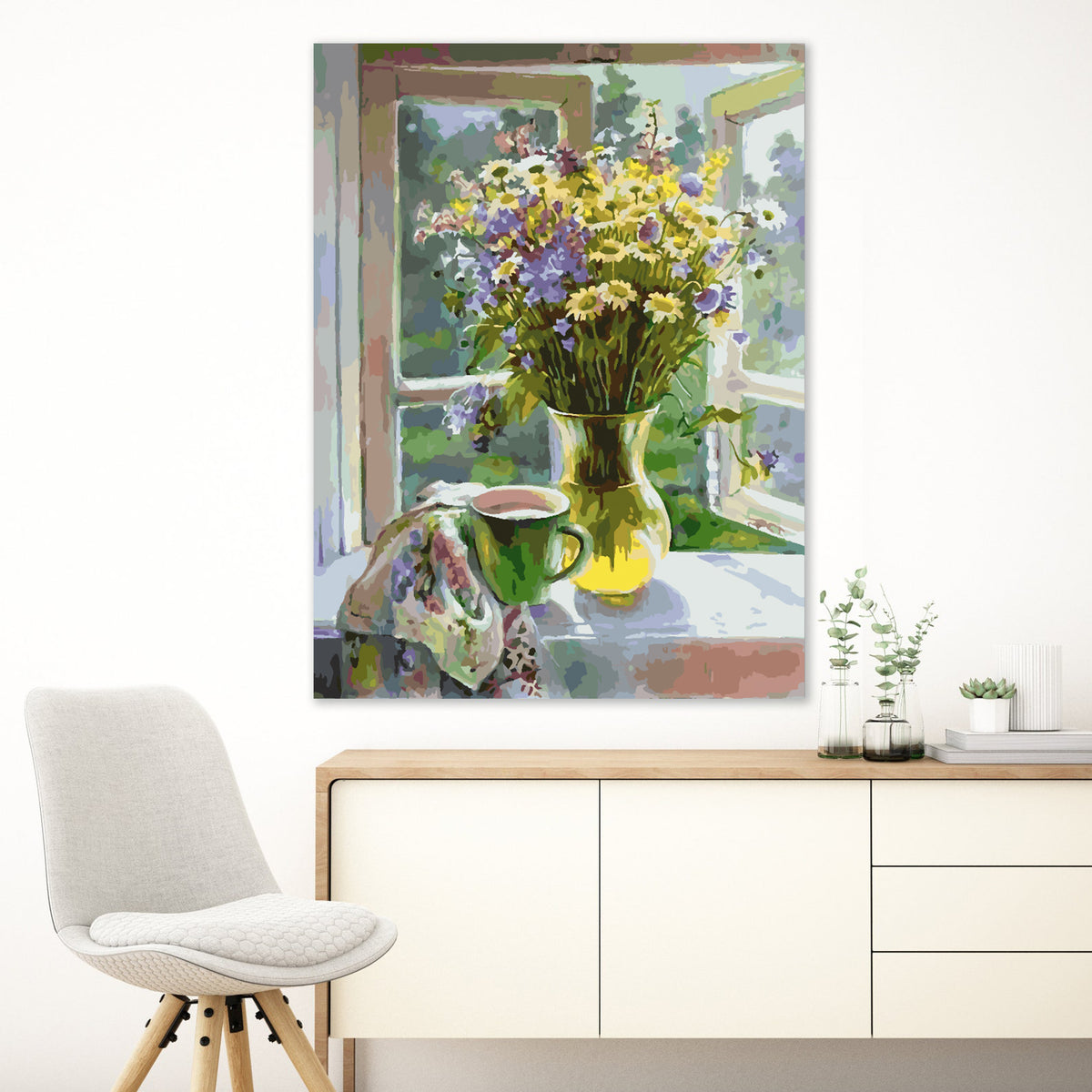 Paint by numbers - Flowers in a Vase 4358