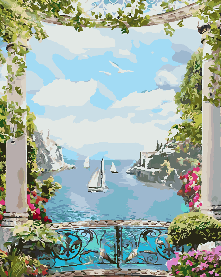 Painting by numbers - Landscape 4361