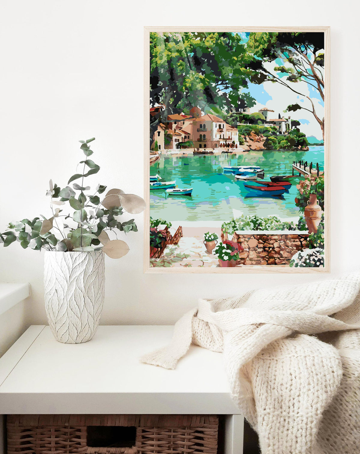 Paint by numbers - Boats on the Water 4362