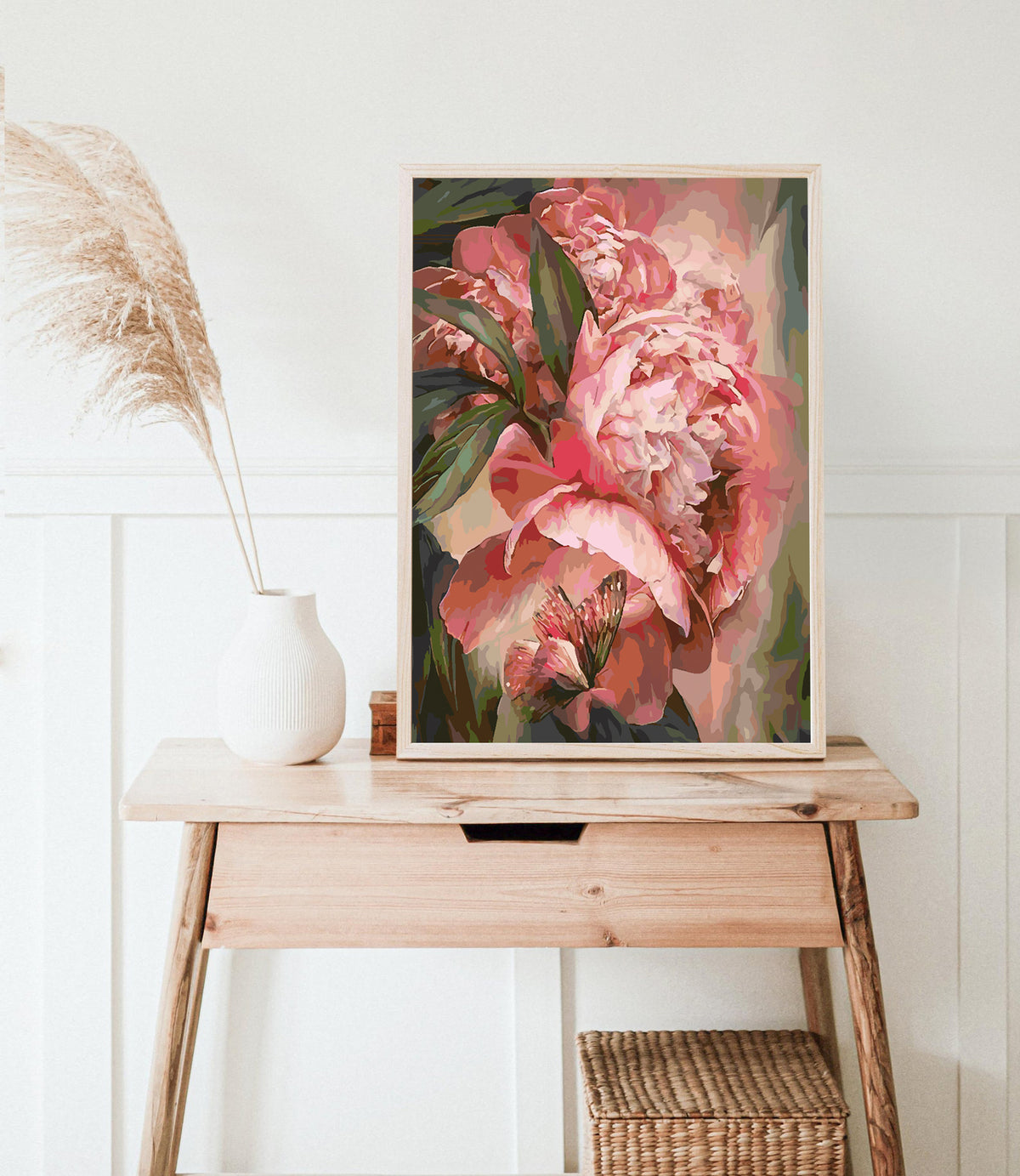 Paint by numbers - Flowers and Butterfly 4379