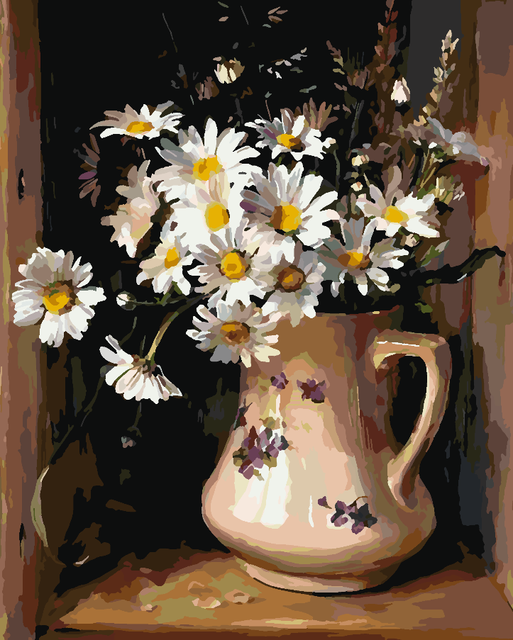 Paint by numbers - Flowers in a Vase 4385
