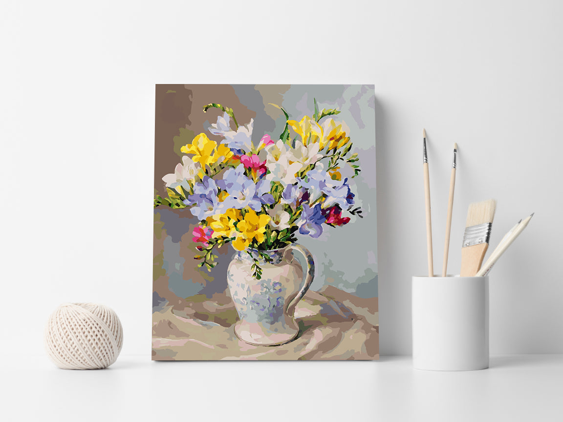 Paint by numbers - Flowers in a Vase 4386
