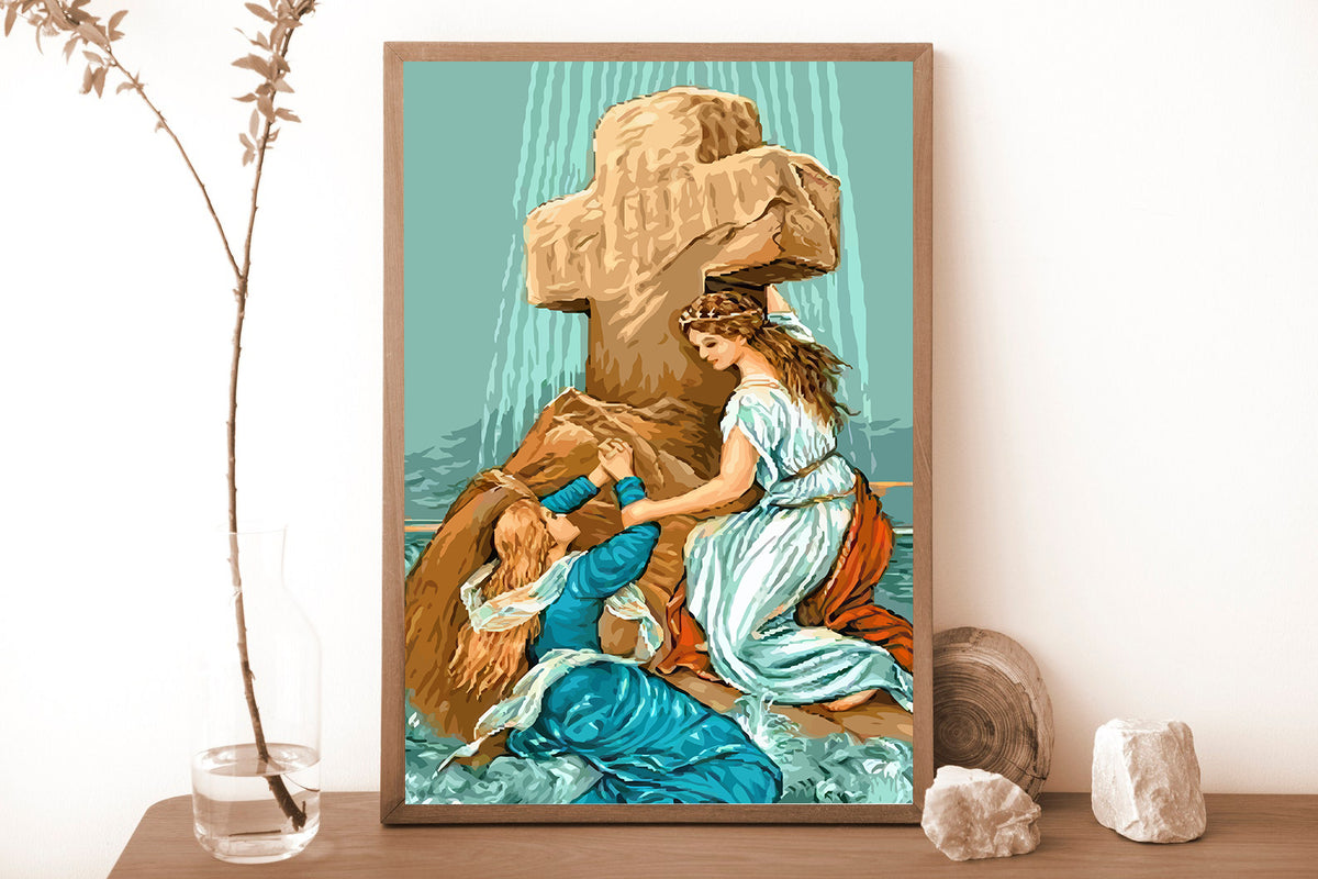 Paint by numbers - Woman at the Cross 4399