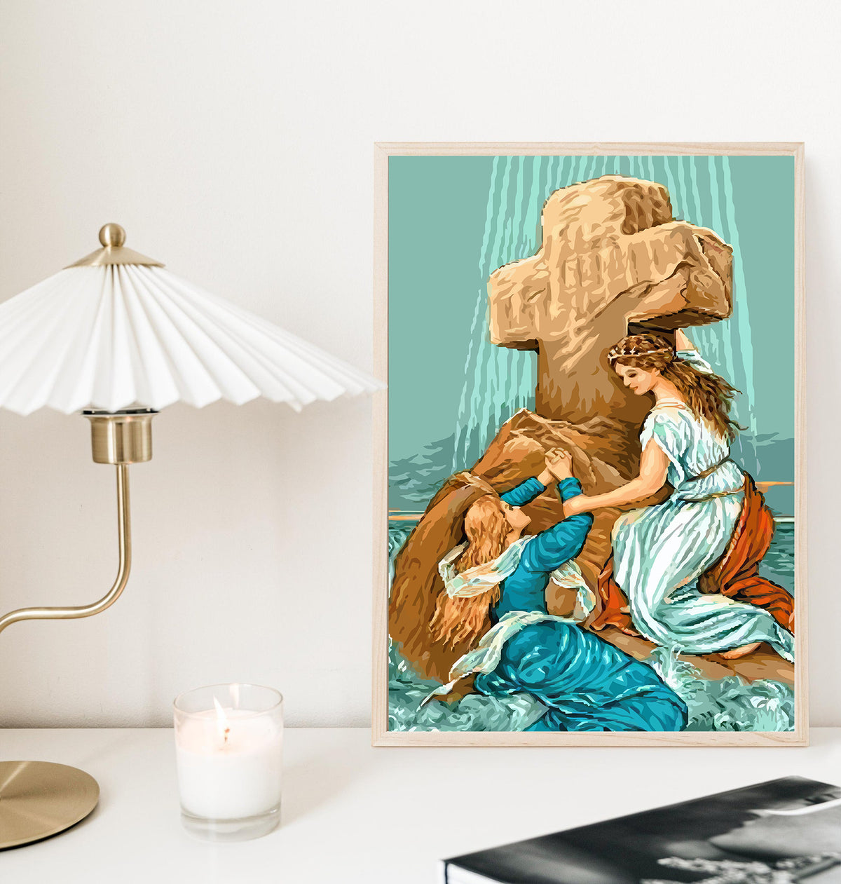 Paint by numbers - Woman at the Cross 4399