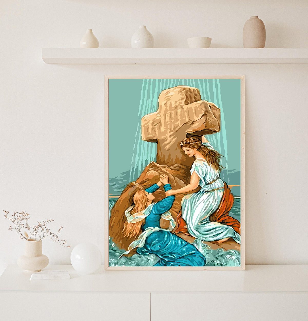 Paint by numbers - Woman at the Cross 4399
