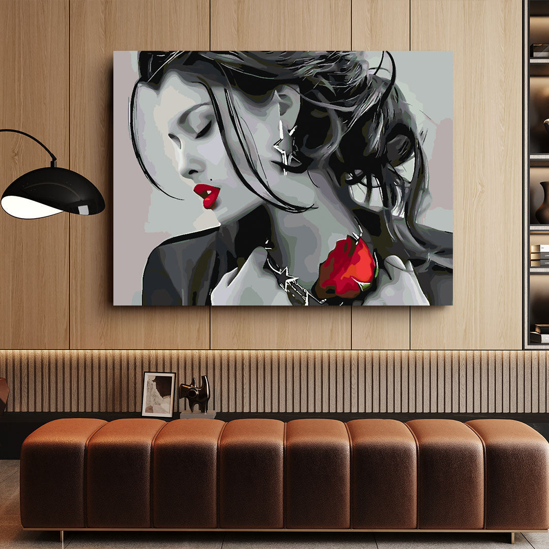 Paint by numbers - Sensual Woman Portrait 4401