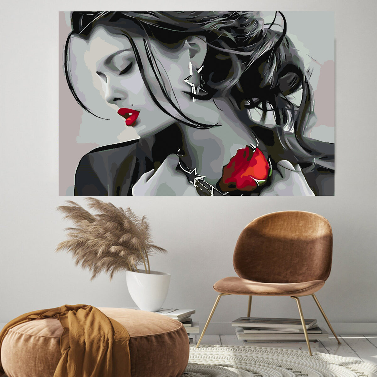 Paint by numbers - Sensual Woman Portrait 4401