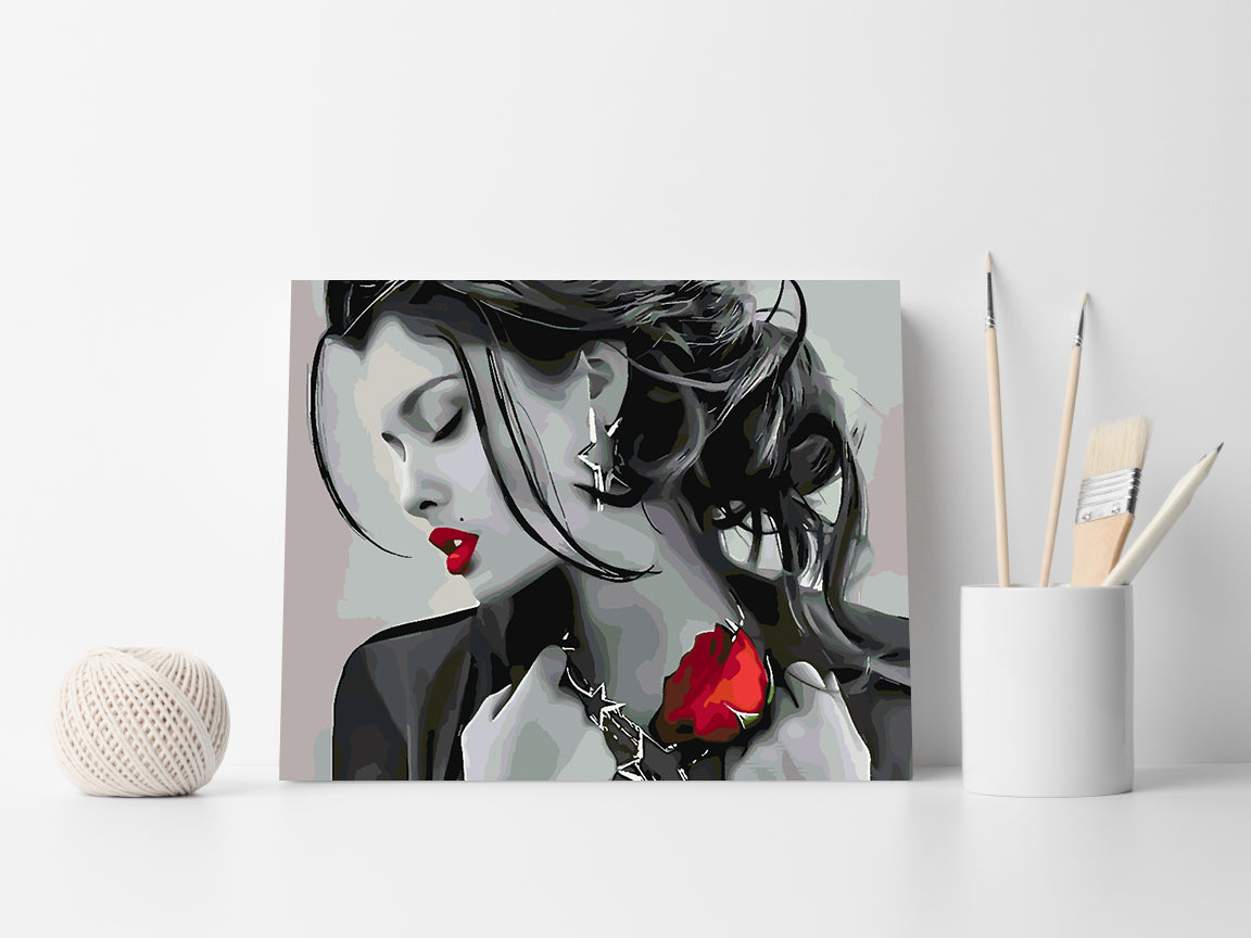 Paint by numbers - Sensual Woman Portrait 4401