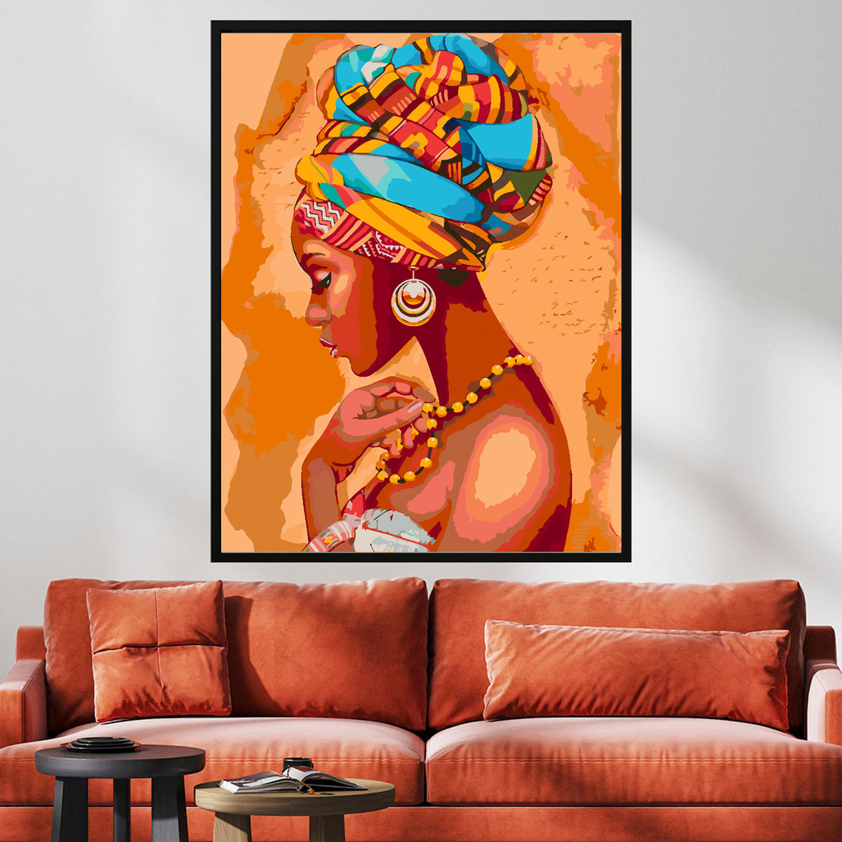 Painting by numbers - Woman Portrait 4409