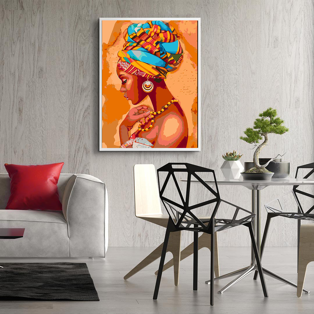 Painting by numbers - Woman Portrait 4409