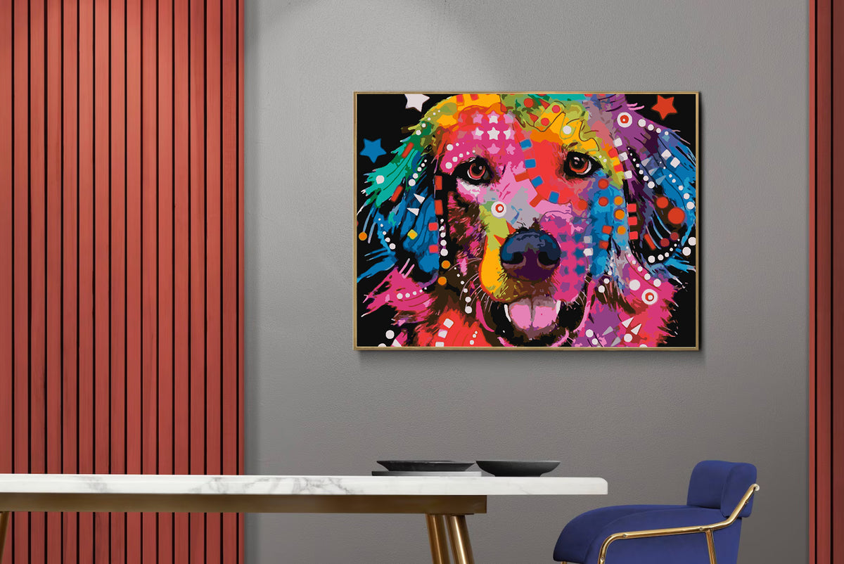 Painting by numbers - Dog Portrait 4412
