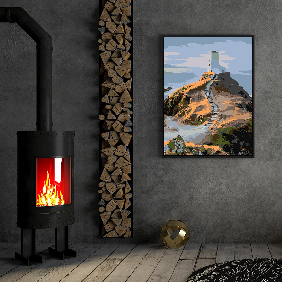 Pictura pe numere - Turn in Munte 4417