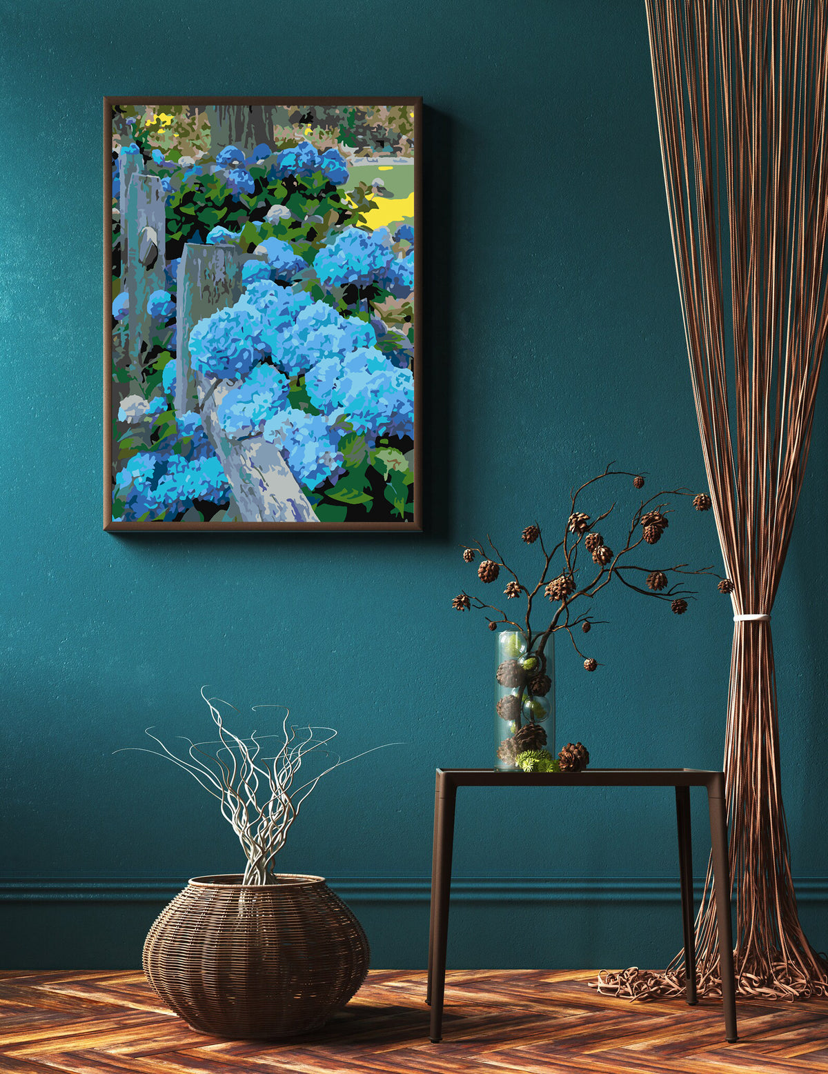 Paint by numbers - Blue Flowers 4418