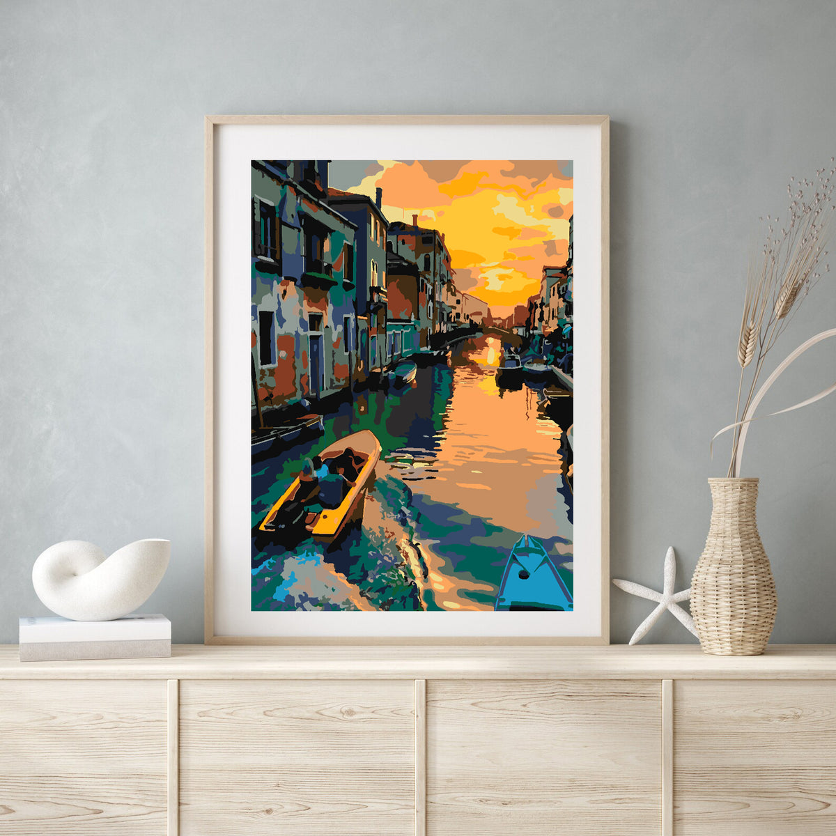 Paint by numbers - City on Water 4421