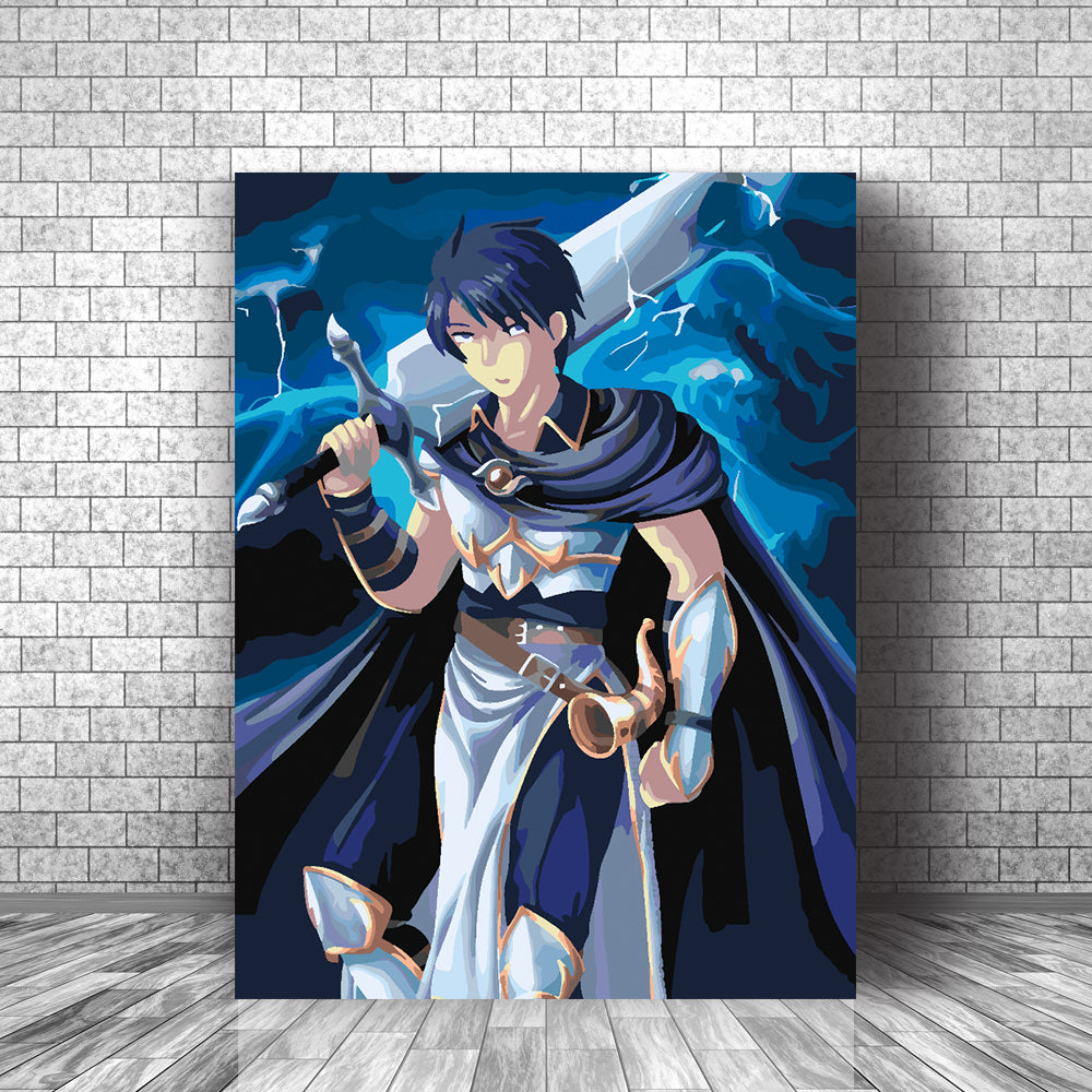 Painting by numbers - Anime Warrior 4426