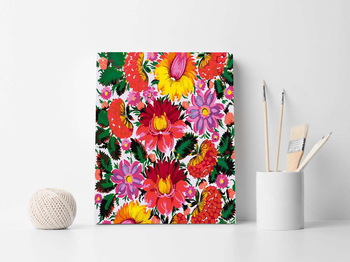 Paint by numbers - Multicolored Flowers 4438
