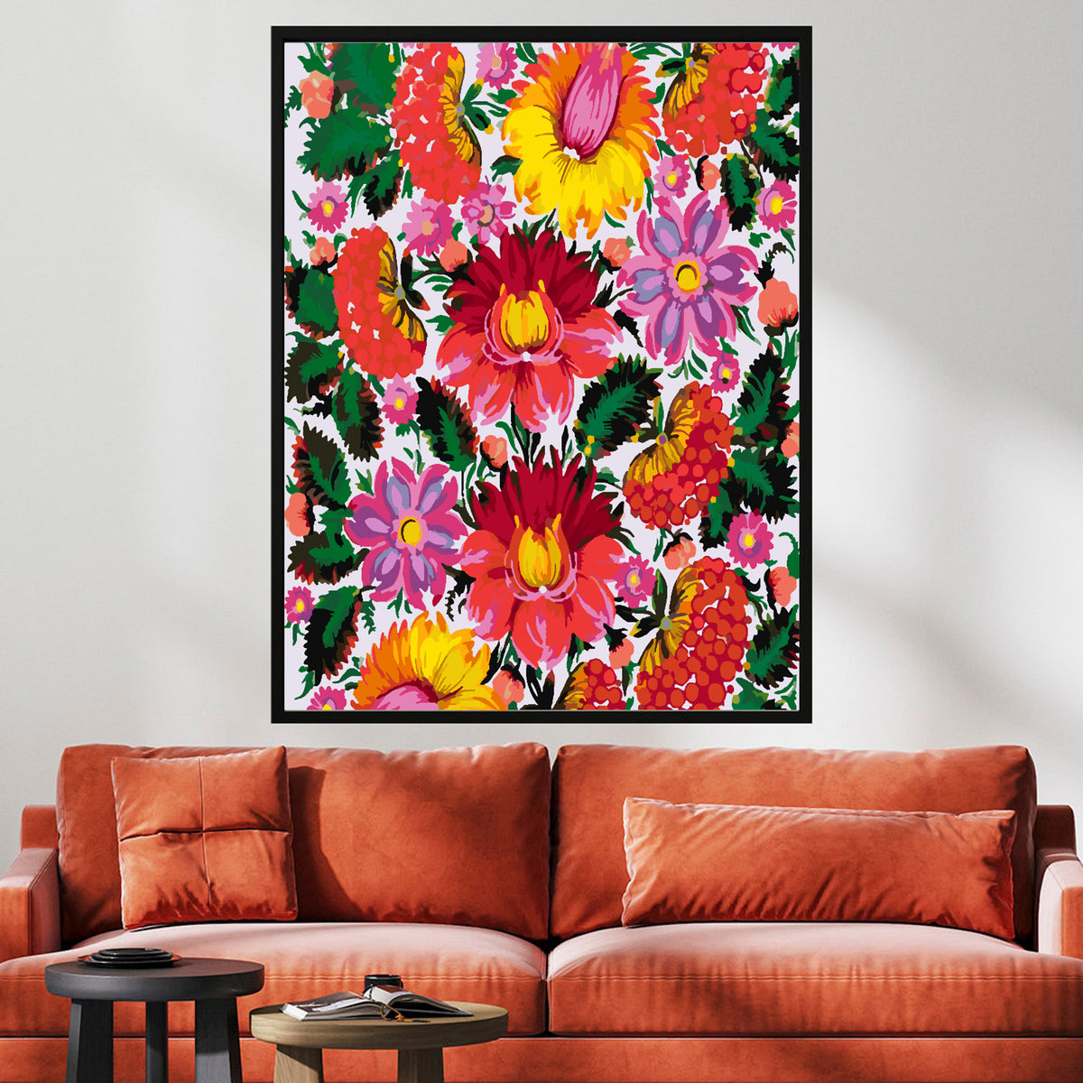 Paint by numbers - Multicolored Flowers 4438