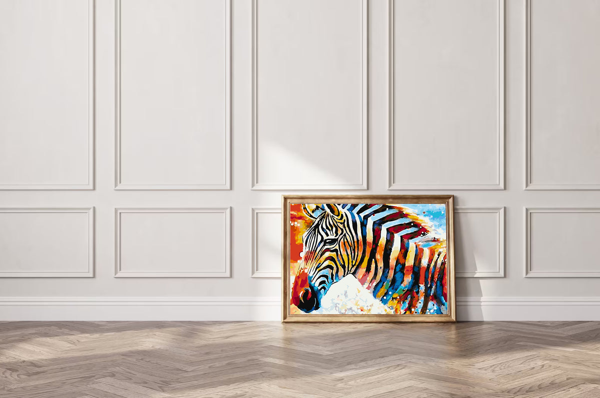 Paint by numbers - Zebra 4453