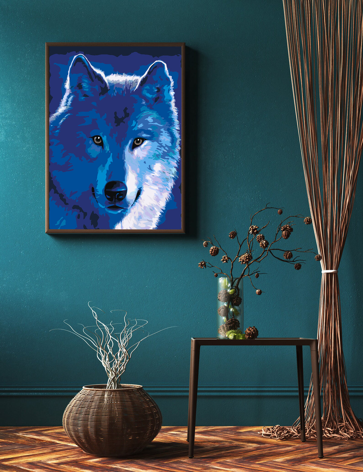 Pictura pe numere - Lup Portret 4454