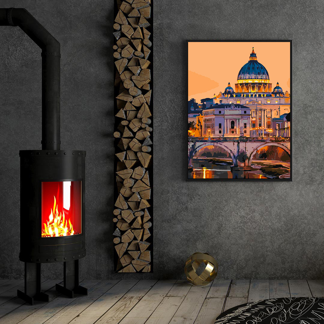 Paint by numbers - St. Peter's Basilica 4455