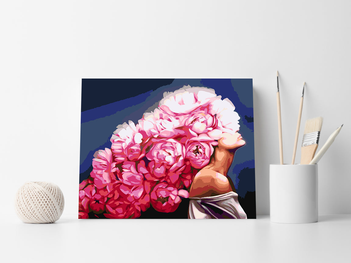 Painting by numbers - Flower Head 4457
