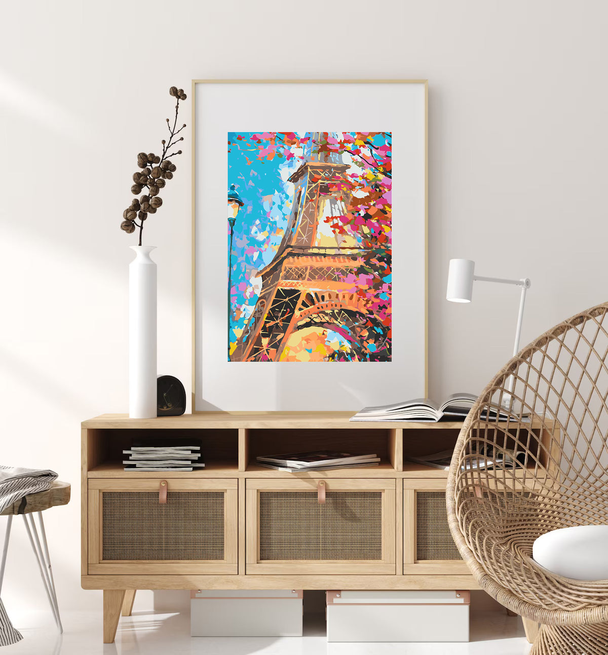 Painting by numbers - Eiffel Tower 4458