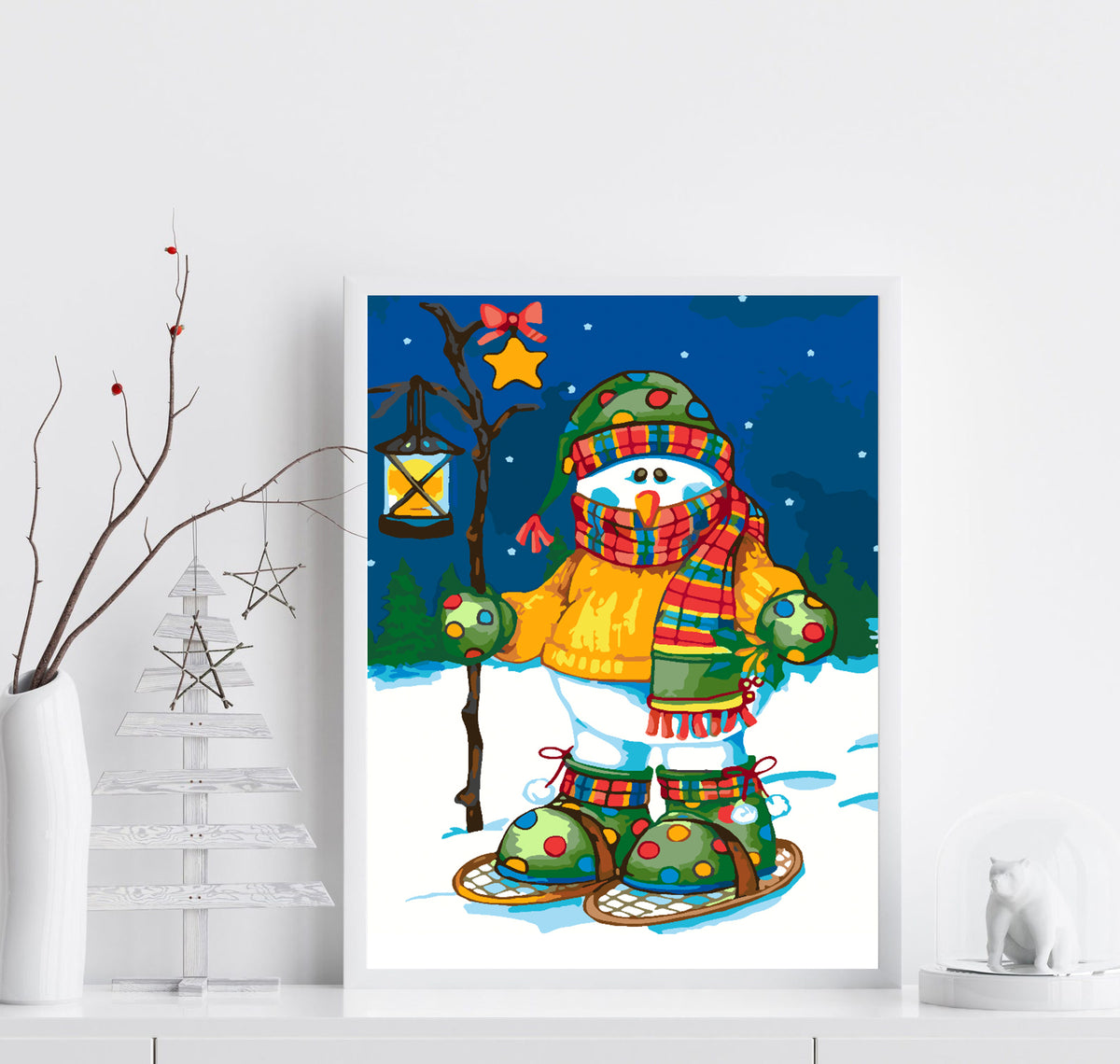 Paint by numbers - Snowman 4476