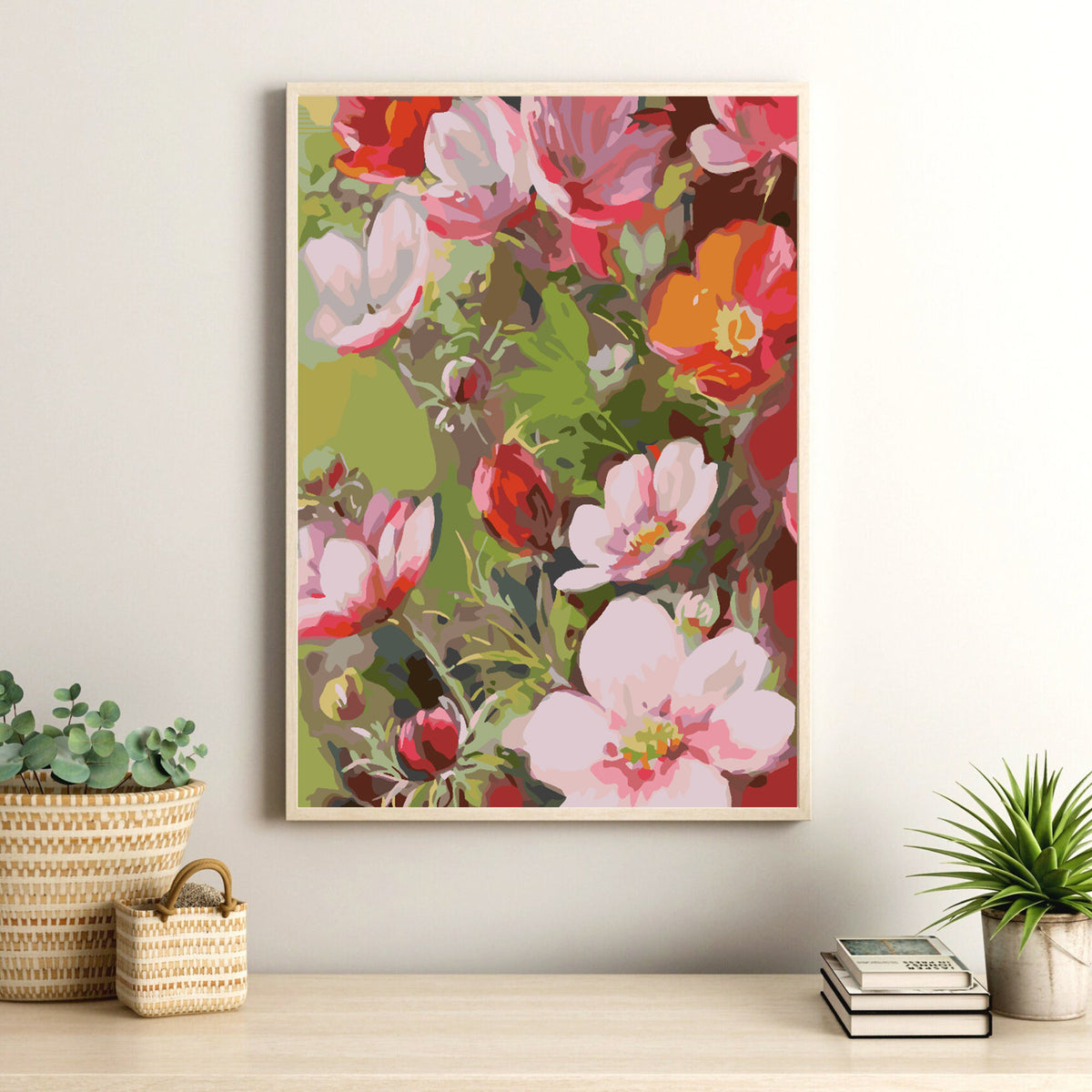 Painting by numbers - Flowers 4490