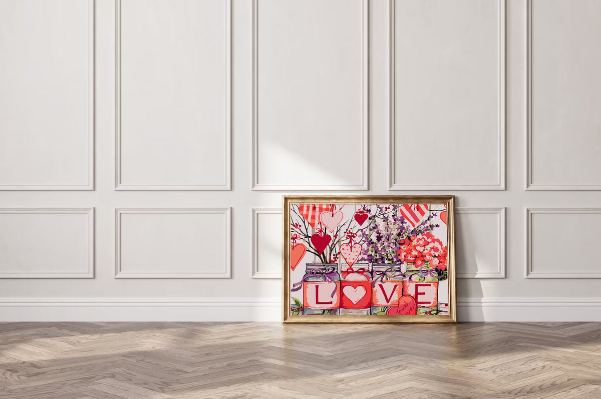 Painting by numbers - Love 4493
